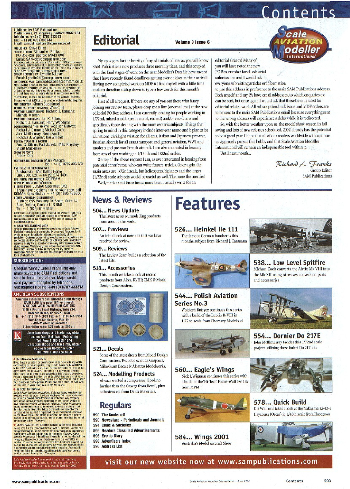 Scale Aviation Modeller International 2002-06